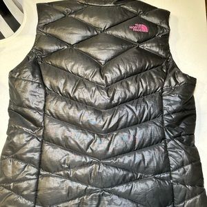 The North Face puffer vest breast cancer